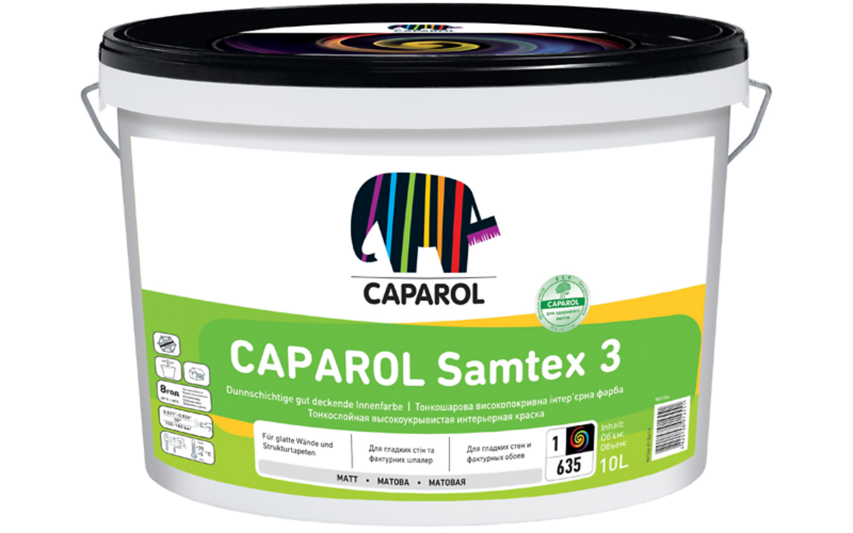 PL Samtex 3 ELF B1 NE 10L — ინტერიერის საღებავი